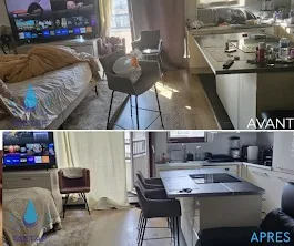 Avant/après nettoyage complet d’un appartement de particulier à Paris
